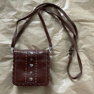 Vintage Brighton Brown Leather Mini Purse